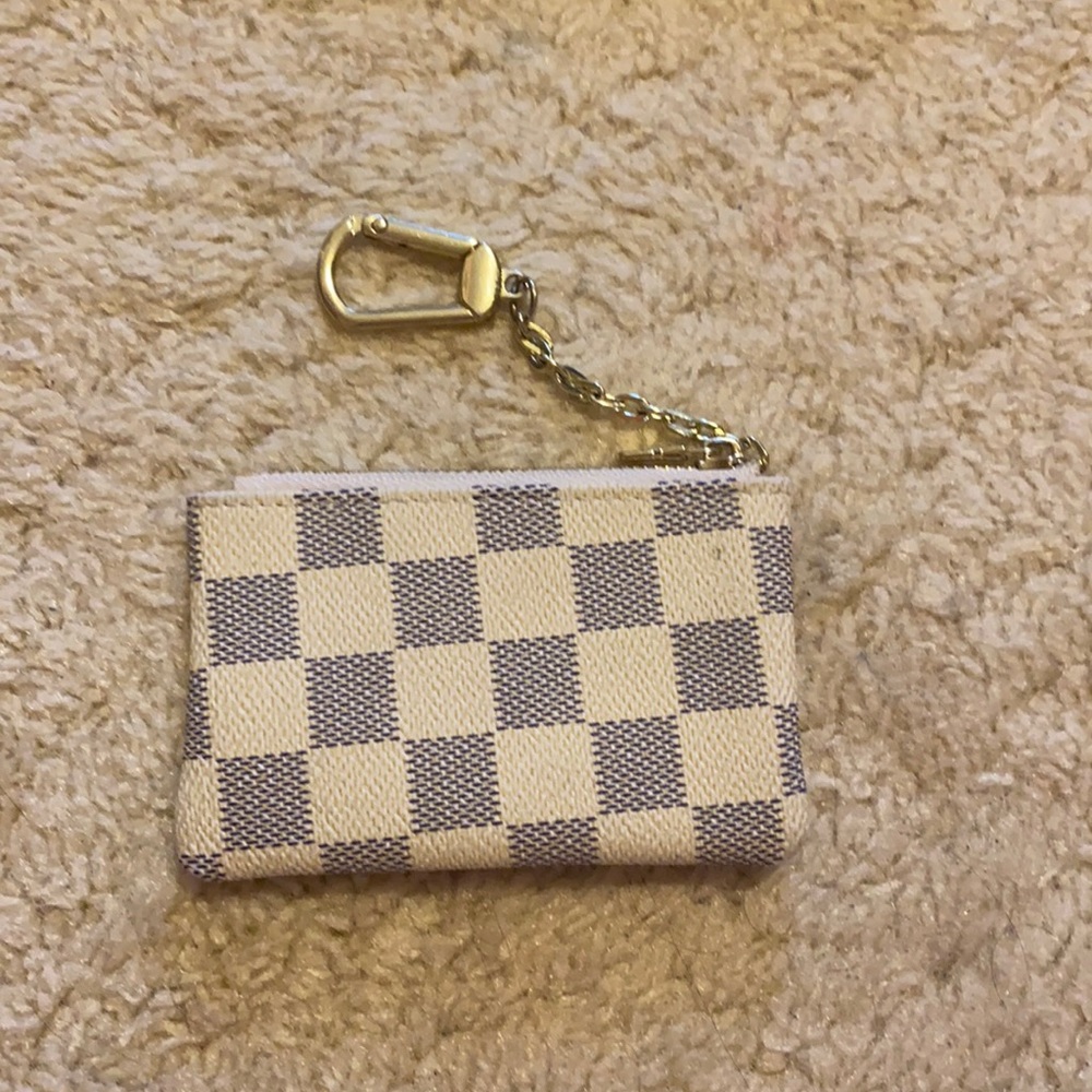 Checkered Coin Purse